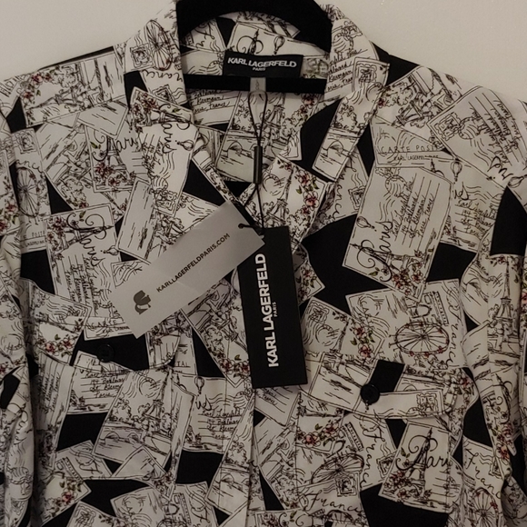 Karl Lagerfeld-Paris chic blouse - Picture 5 of 6